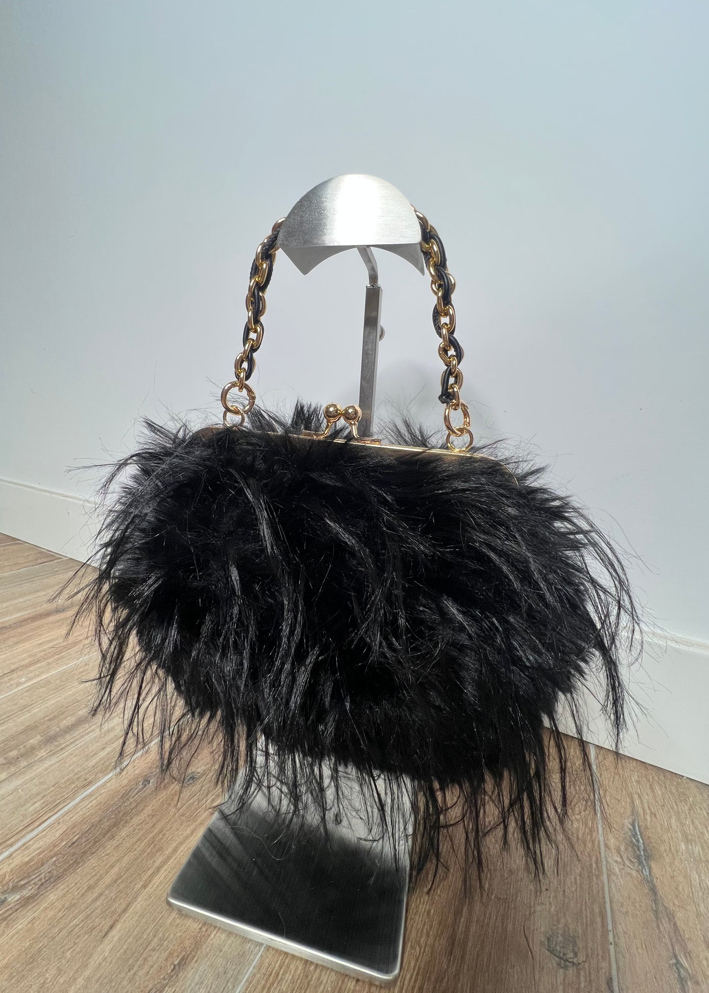 Bolso Mano pelo Negro