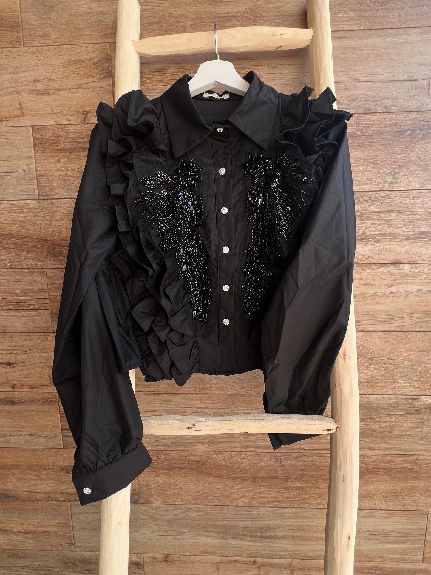 Camisa Fantasía negra