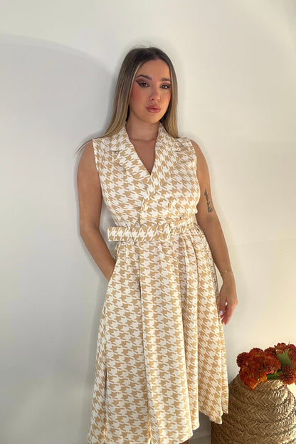 Vestido Olimpia Beige