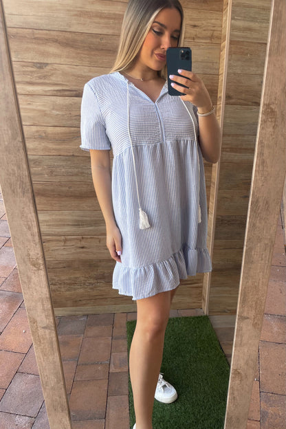 Vestido marinero azul