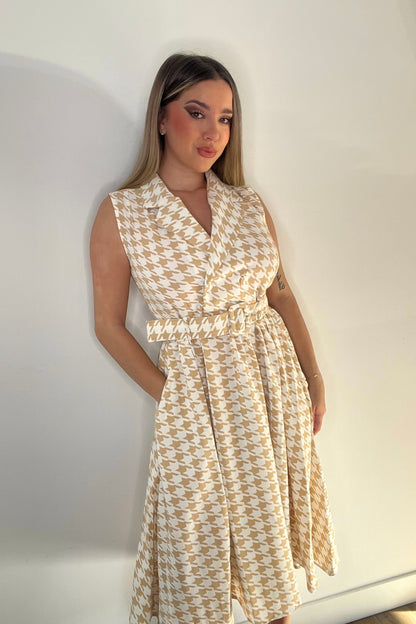 Vestido Olimpia Beige