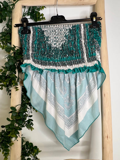 Top Hannah Verde agua