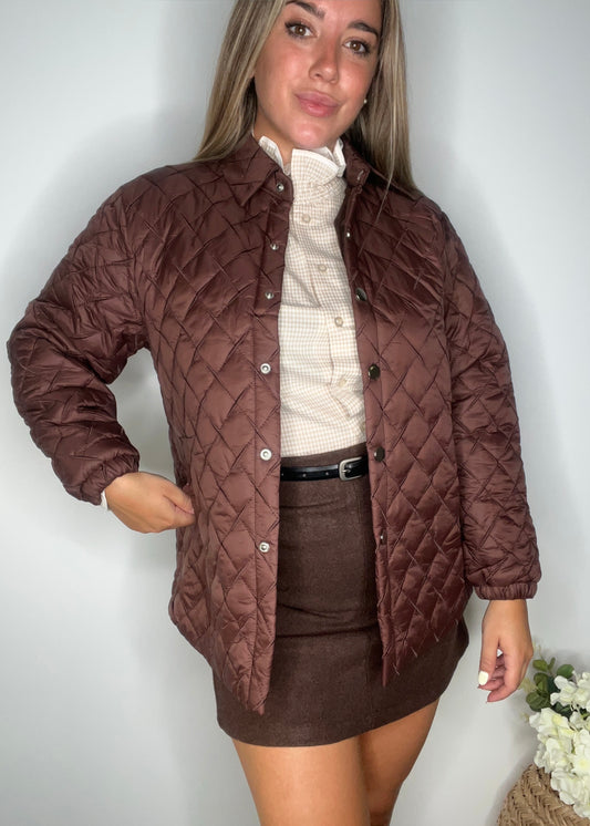Chaqueta acolchada - Marrón