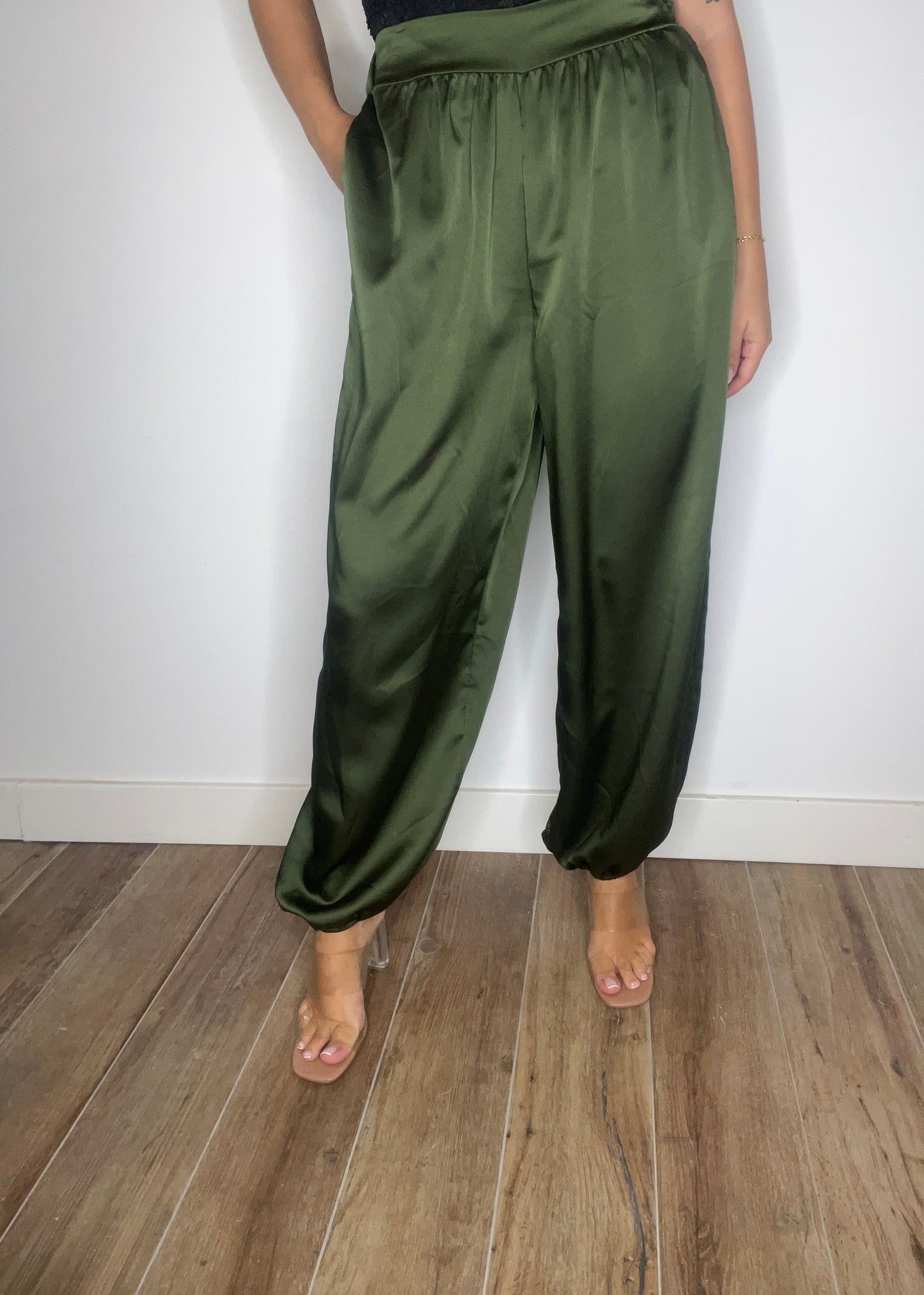 Pantalón Bombacho Verde Oliva