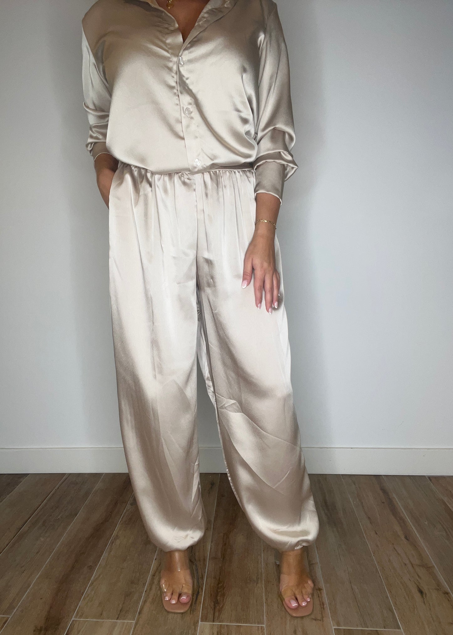Pantalón Bombacho champán