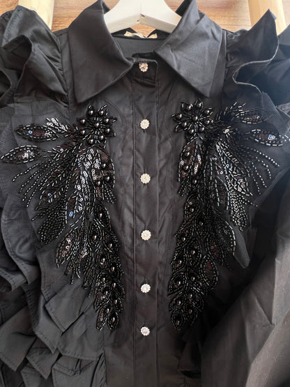 Camisa Fantasía negra