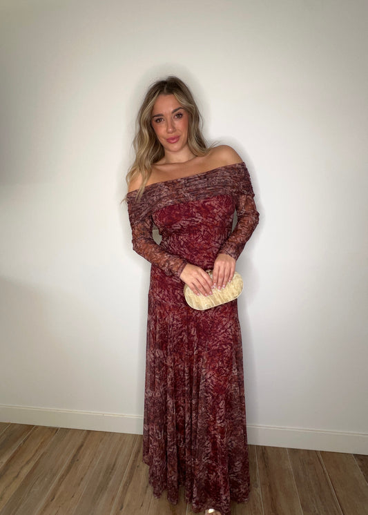 Vestido tul Estampado