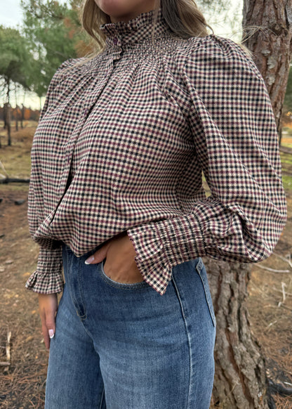 Camisa Londres Burdeos