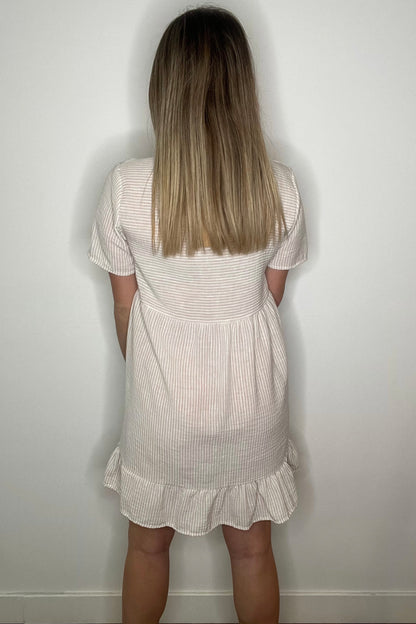 Vestido marinero beige