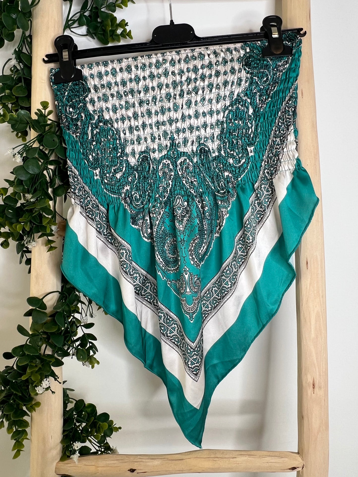 Top Hannah Verde agua