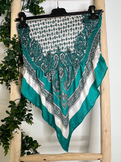 Top Hannah Verde agua